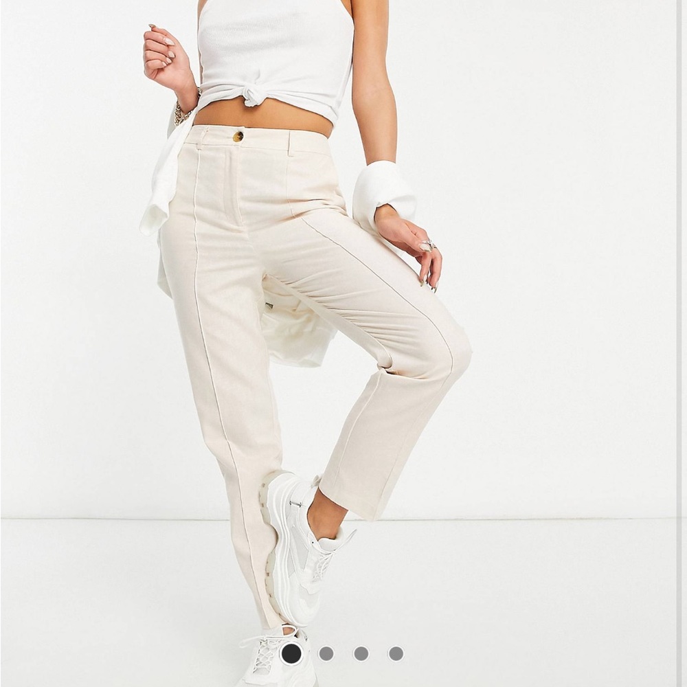 ASOS light pink linen pants! Size 10